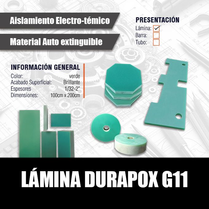 Laminas Durapox G11: Aislamiento térmico - Eléctrico